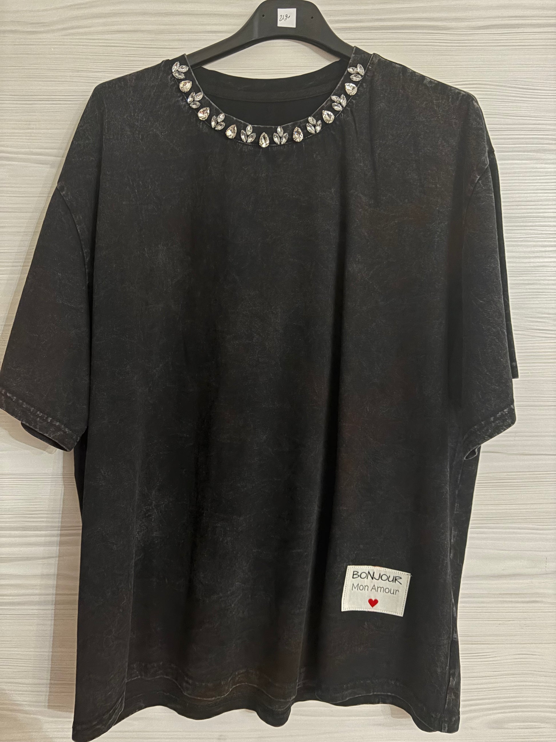 T-shirt con strass - R.a. Boutique