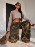 Pantalone cargo camouflage oversize - R.a. Boutique
