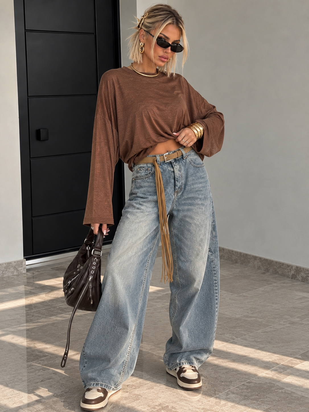 Maglia Soft Tencel e Lana Manica Ampia - R.a. Boutique