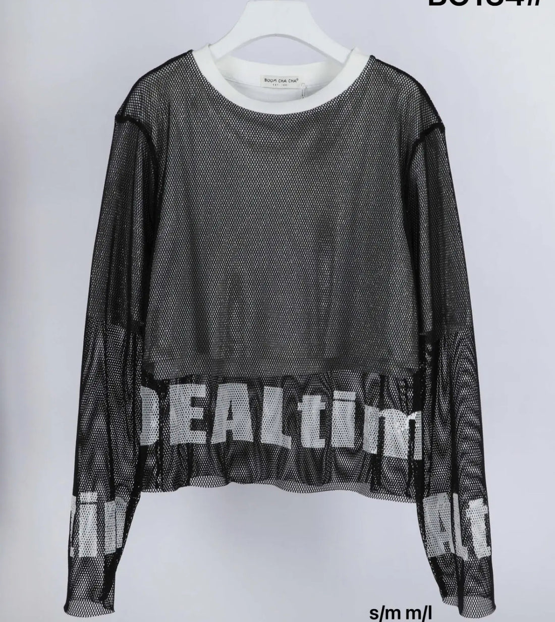 Doppia maglia a rete e brillantini - R.a. Boutique