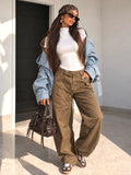 Pantalone Buckle camel - R.a. Boutique