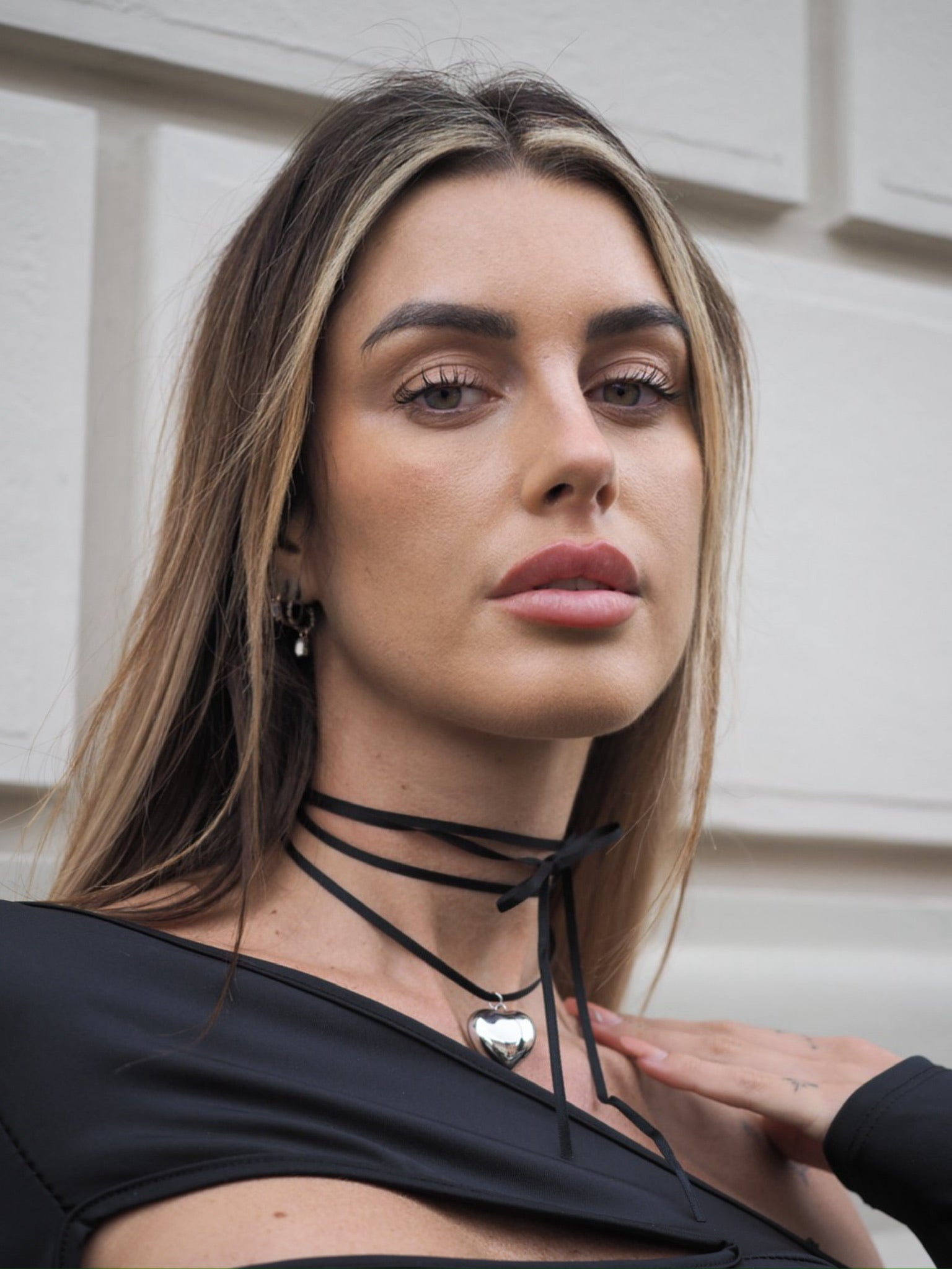 Collana con laccio e cuore - R.a. Boutique 