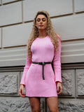 Abito in maglia rosa - R.a. Boutique 
