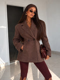 Blazer Structured Caffè - R.a. Boutique