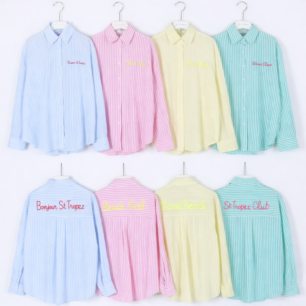 Camicia Bonjour saint Tropez