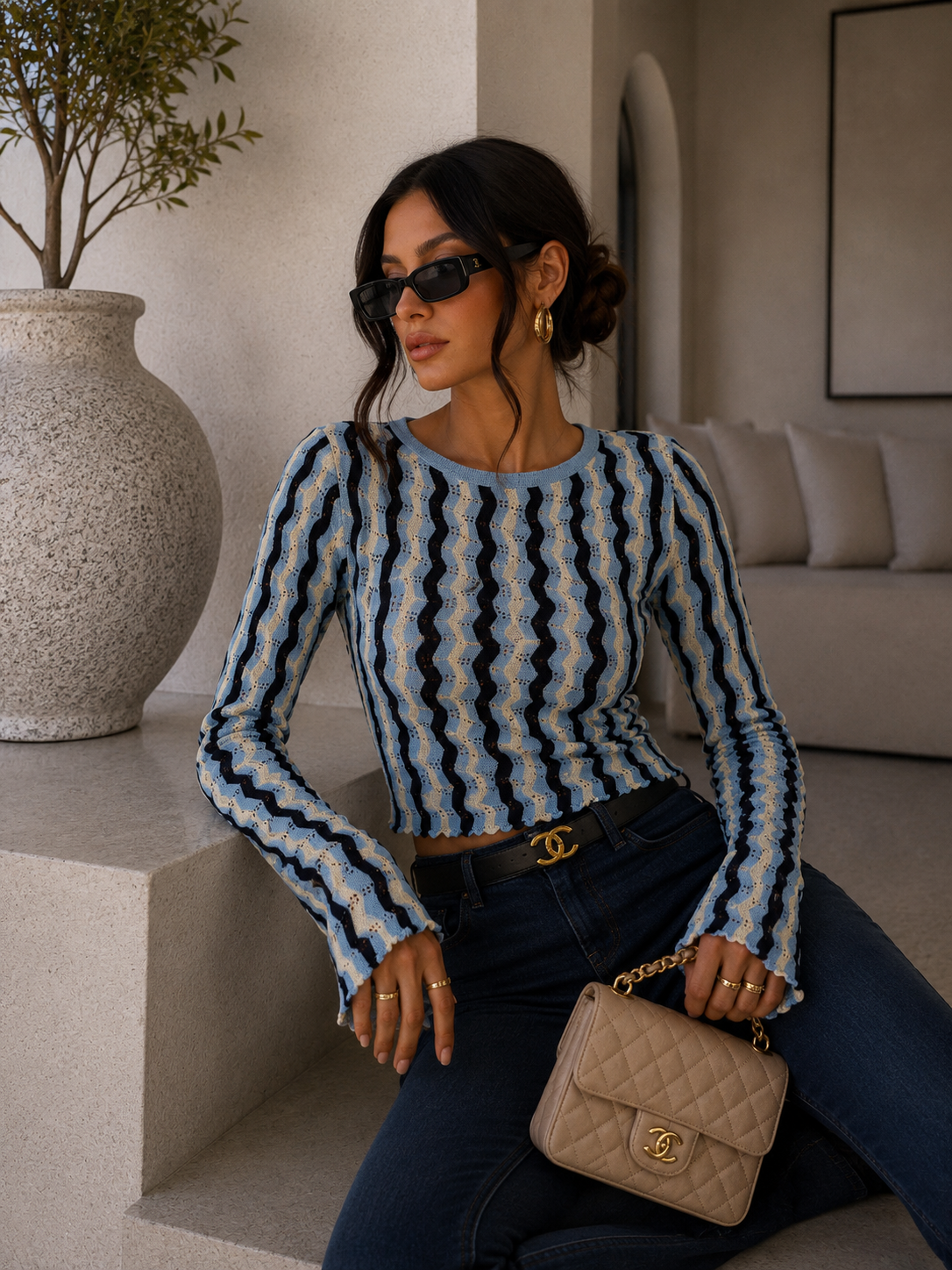 Maglia Wave Chic - R.a. Boutique
