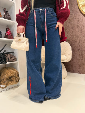 Jeans love con ricami - R.a. Boutique