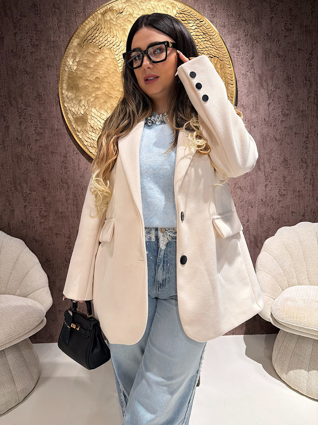 Blazer Soft Cream - R.a. Boutique