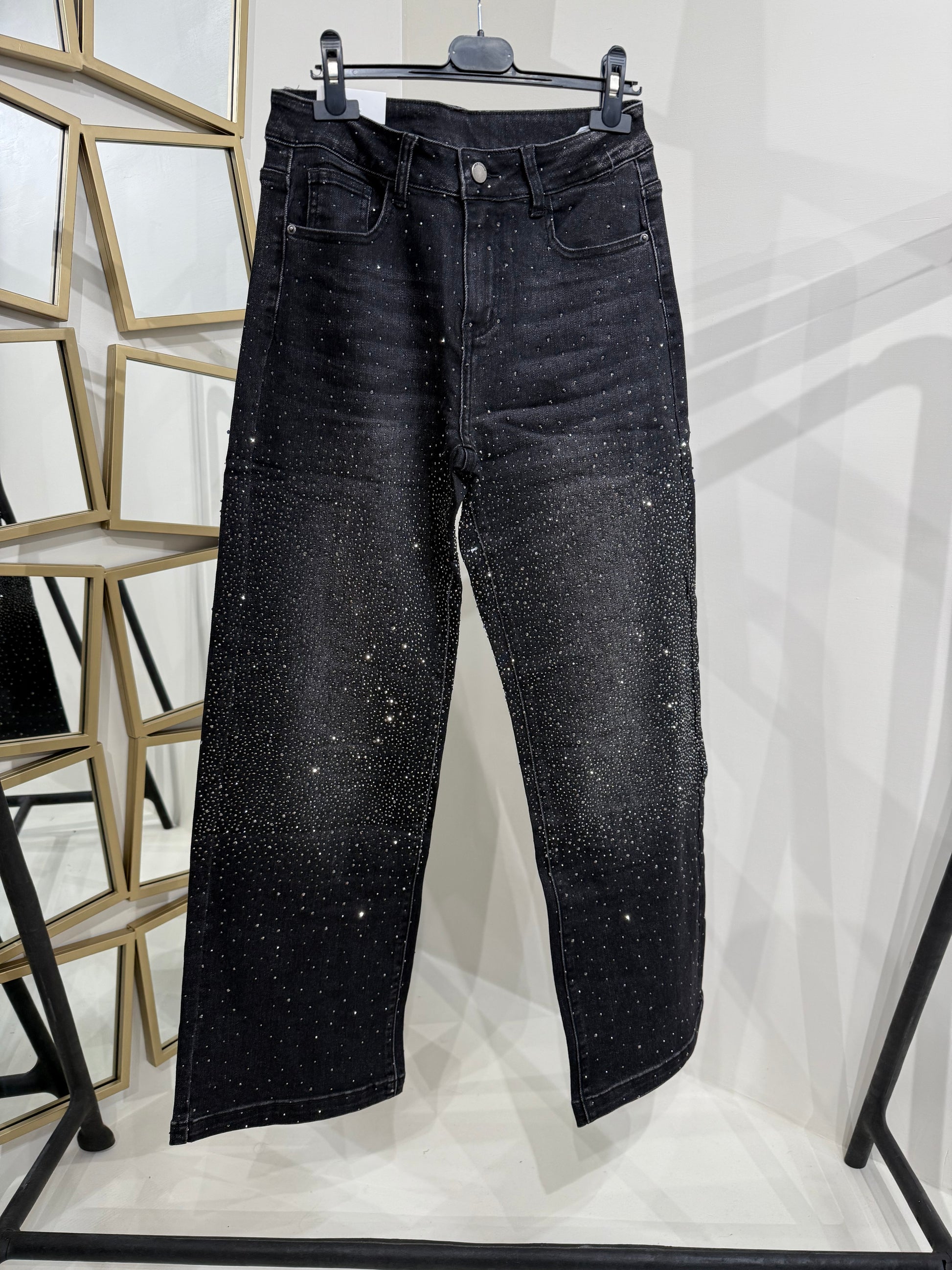 Jeans con strass 3 colori - R.a. Boutique