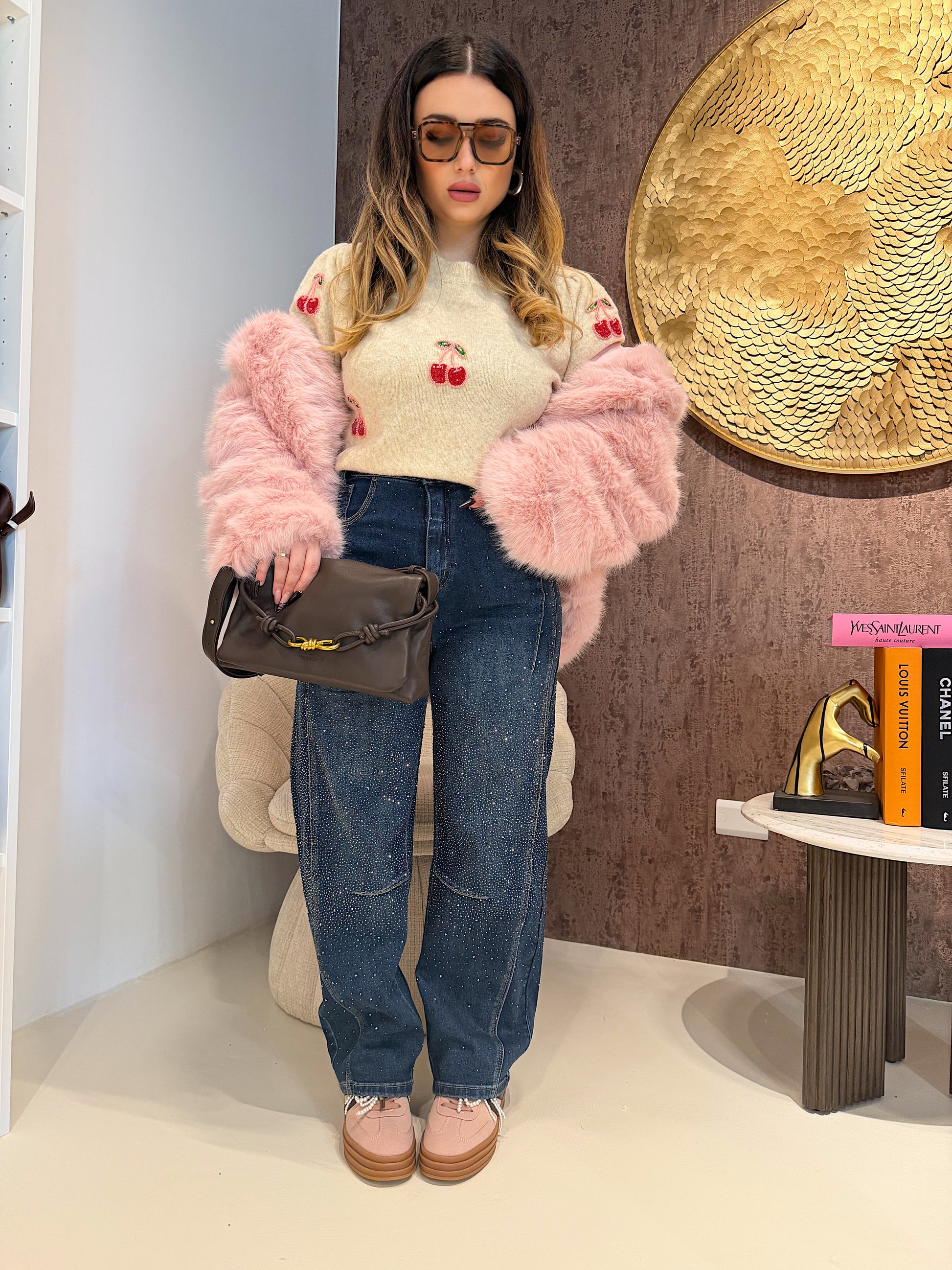 Maglione Sweet Cherry - R.a. Boutique