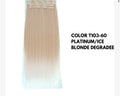 7 fasce liscia con clip biondo ice 103/60 - R.a. Boutique 