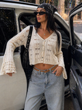 Cardigan Crochet “Boho Luxe - R.a. Boutique