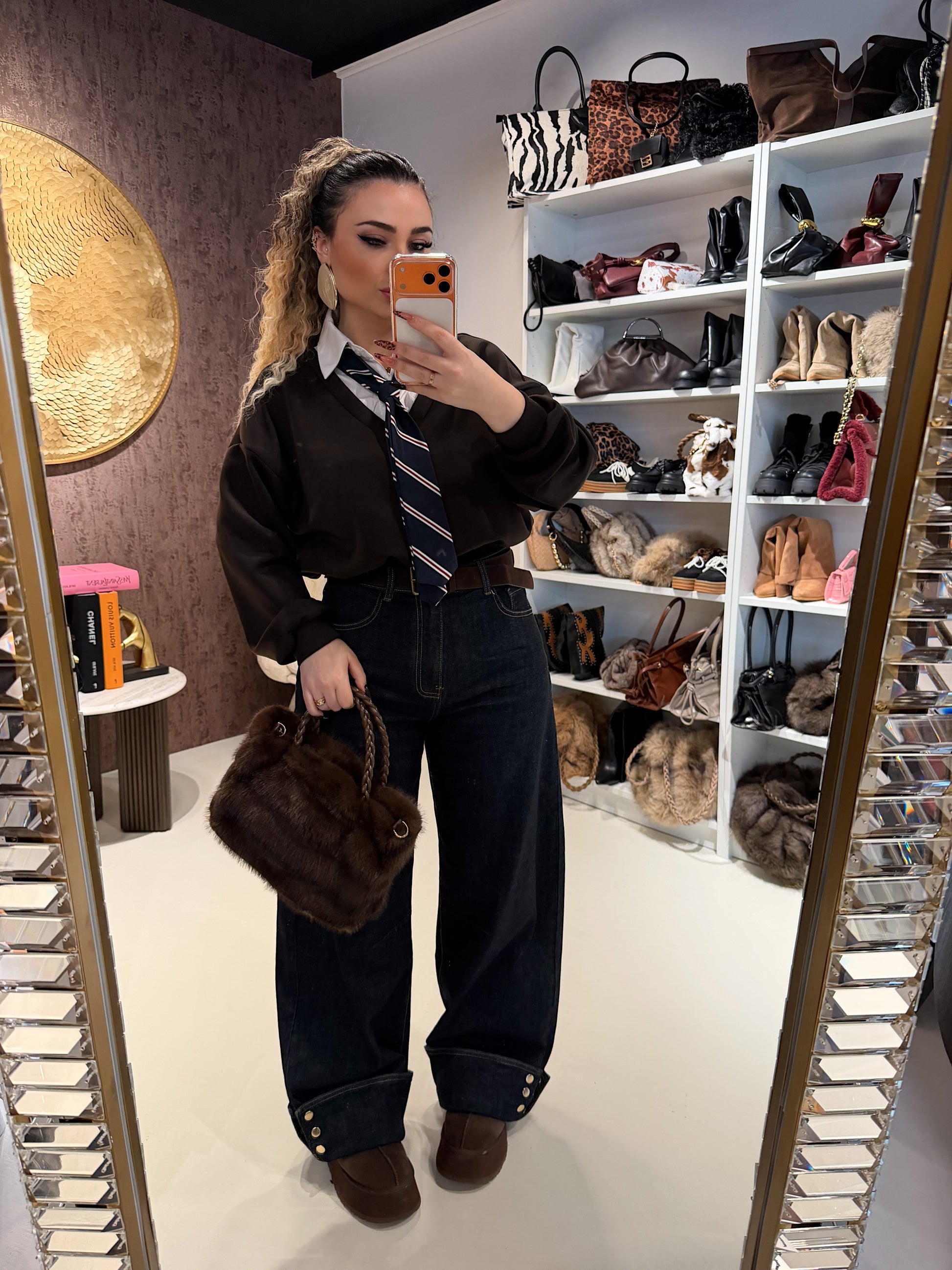 Maglioncino College Mood con camicia e cravatta - R.a. Boutique