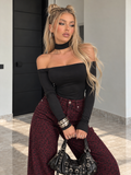 Body Nero con Collarino e Scollo a Barchetta - R.a. Boutique