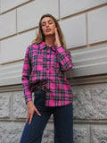 Camicia check Fuxia - R.a. Boutique 