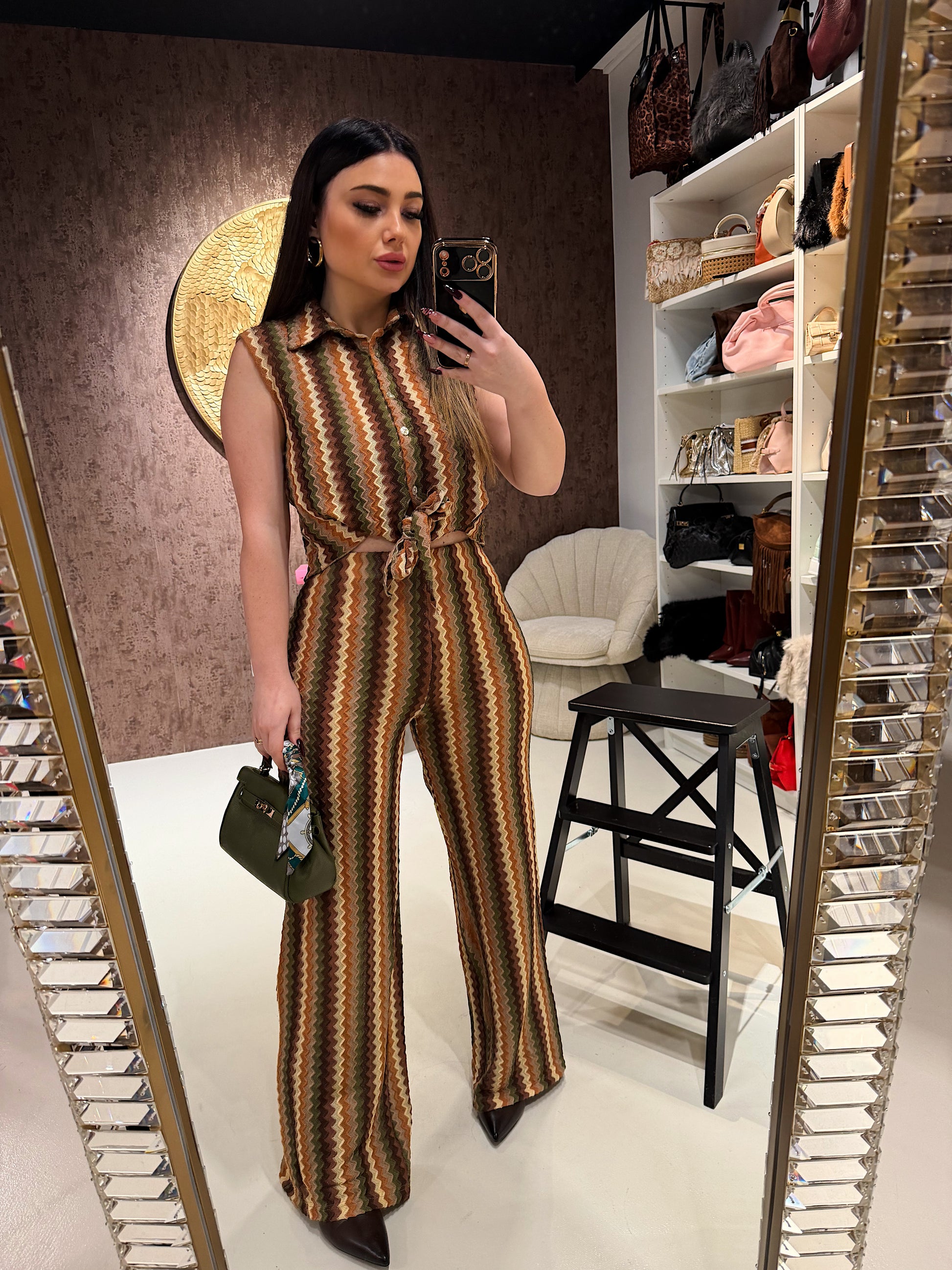 Completo Zig Zag Summer Chic - R.a. Boutique