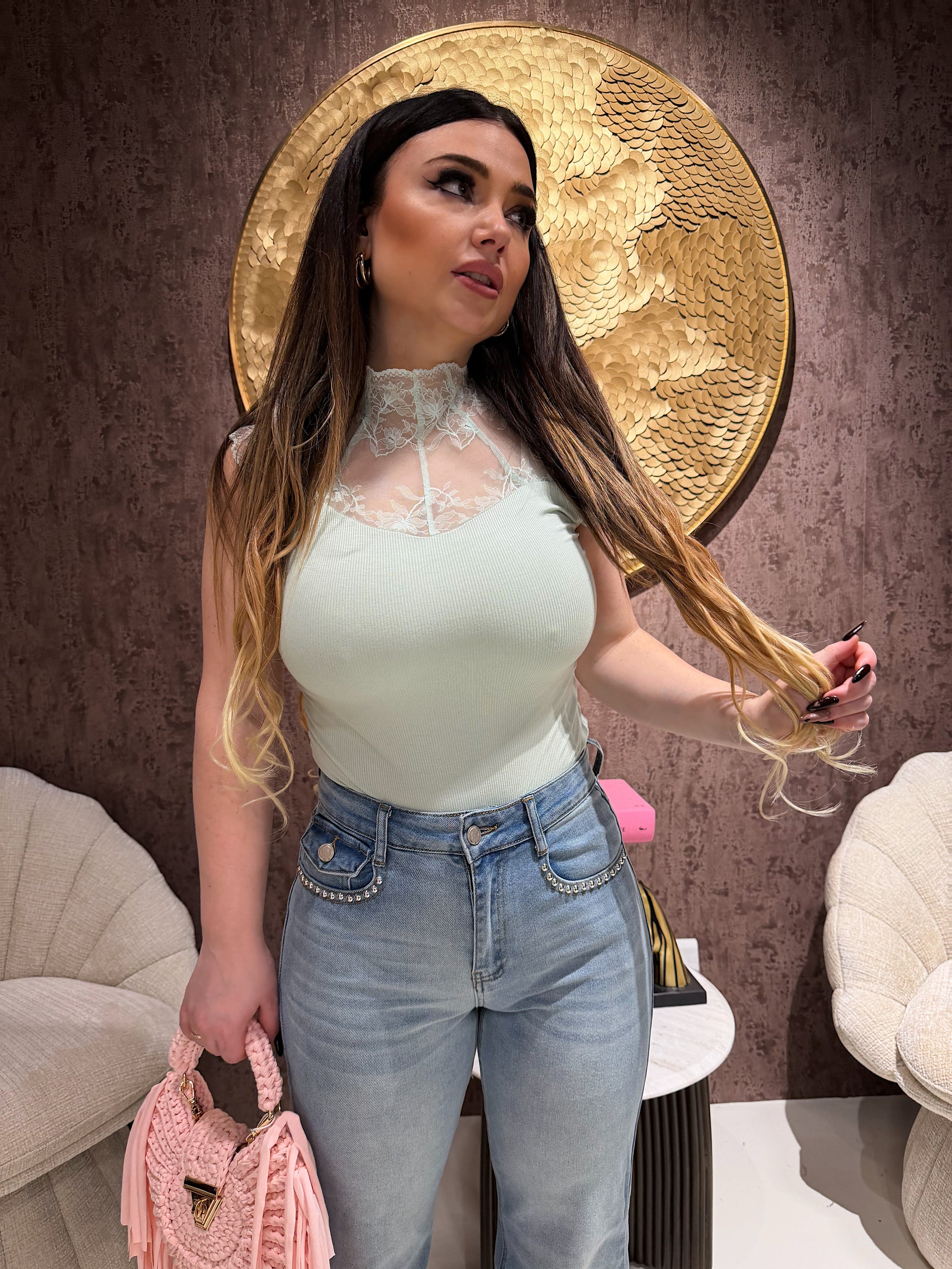 Top Elegance pizzo - R.a. Boutique