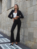 Giacca crop nera - R.a. Boutique 