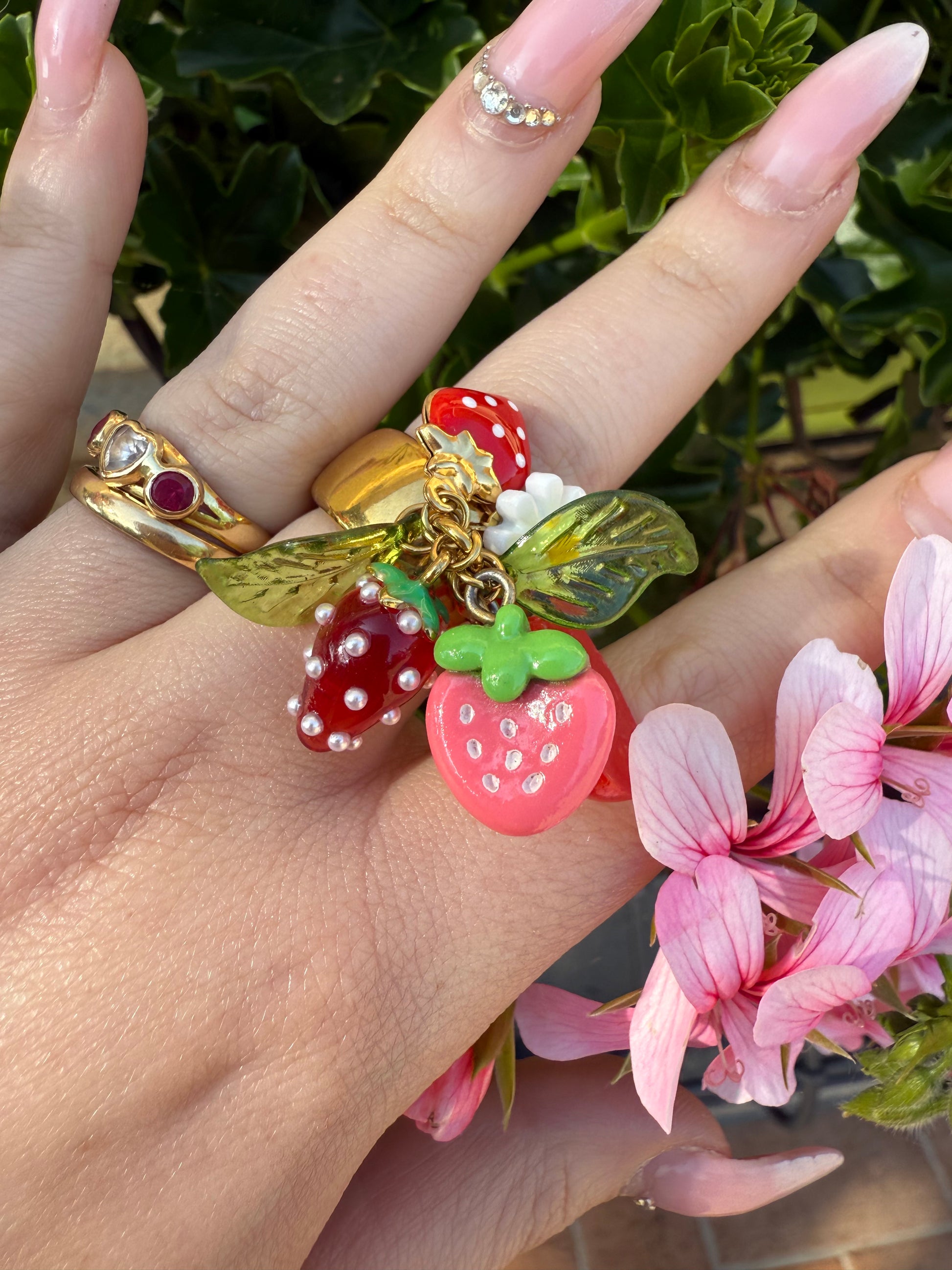 Anello fragole - R.a. Boutique