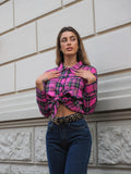 Camicia check Fuxia - R.a. Boutique 