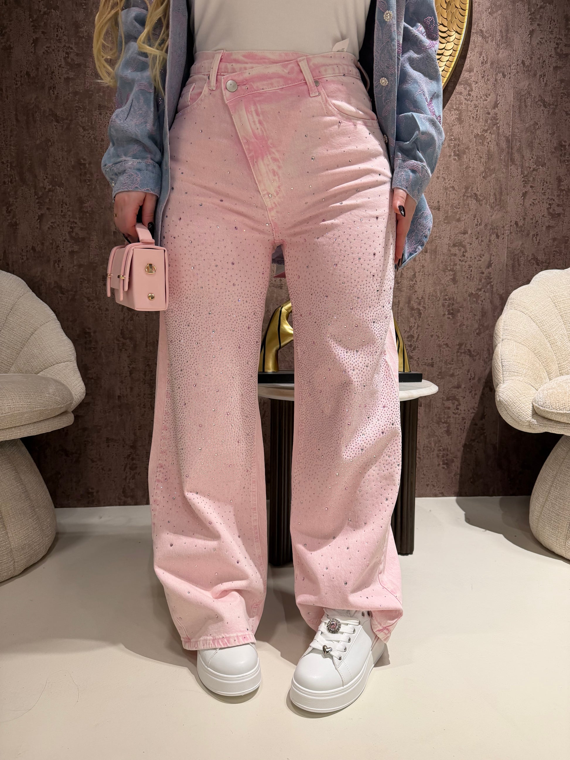 Jeans Pink Stardust - R.a. Boutique