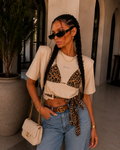 T-Shirt Wild Chic - R.a. Boutique