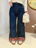 Jeans con Risvolto e Tasca Scozzese - R.a. Boutique