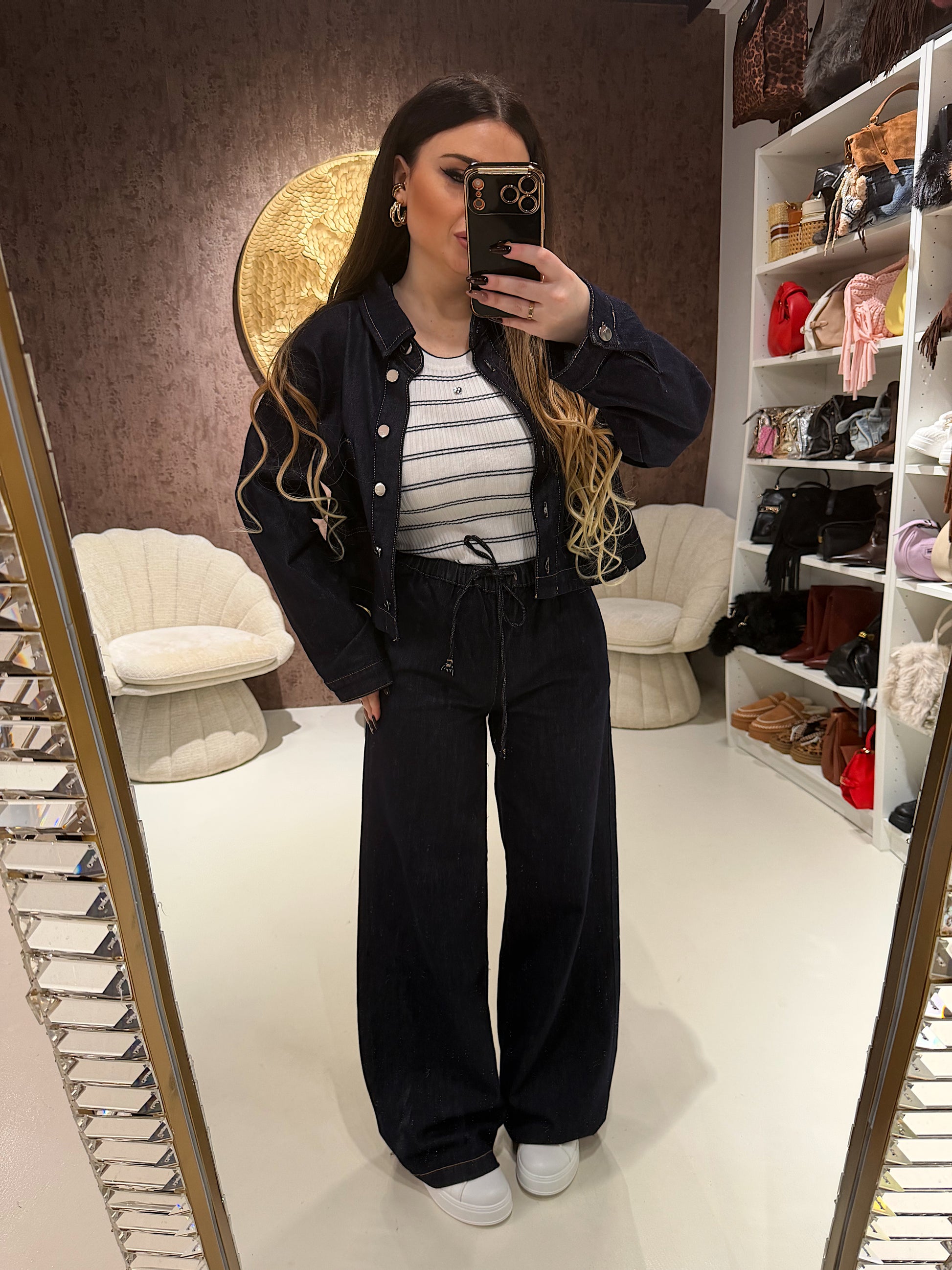 Top Knit Rigato Essential - R.a. Boutique