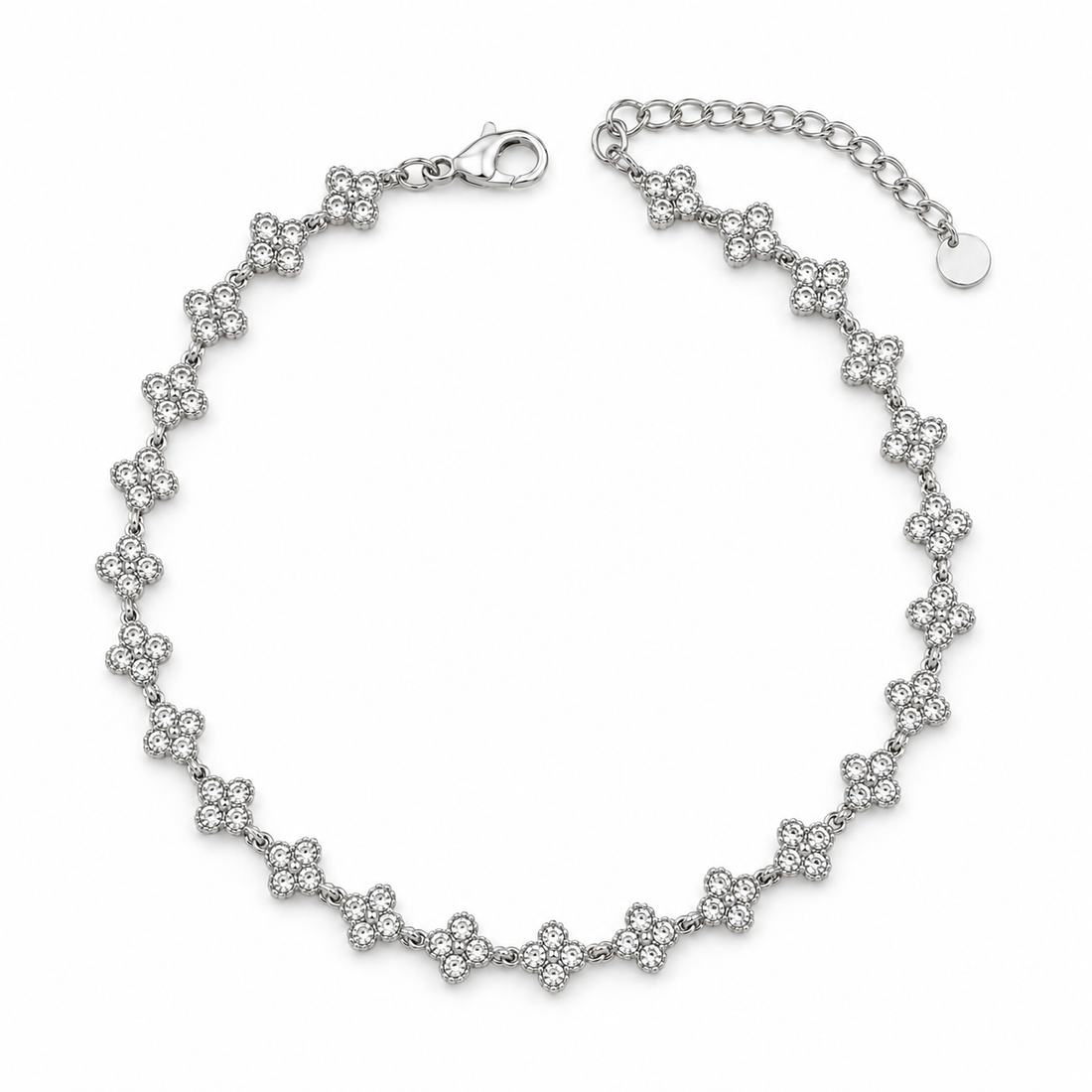 Collana a girocollo con strass