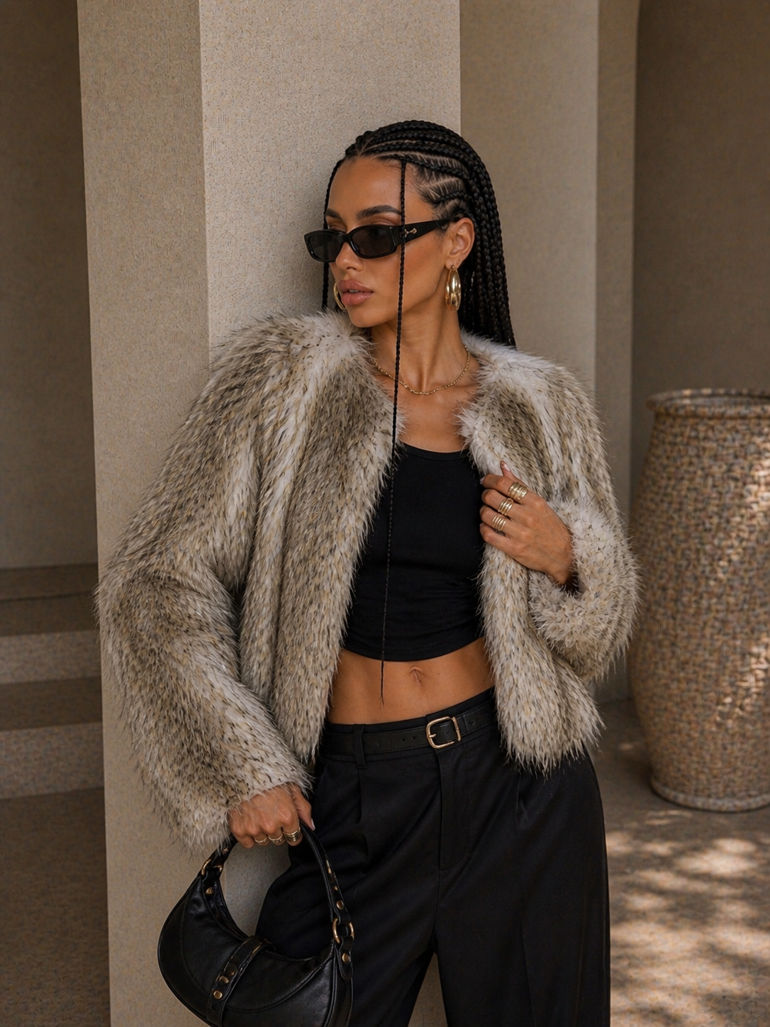 Giacca leggera Eco Fur - R.a. Boutique