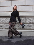 Pantalone animalier dark - R.a. Boutique 