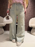 Jeans con Strass e Dettaglio Perle - R.a. Boutique