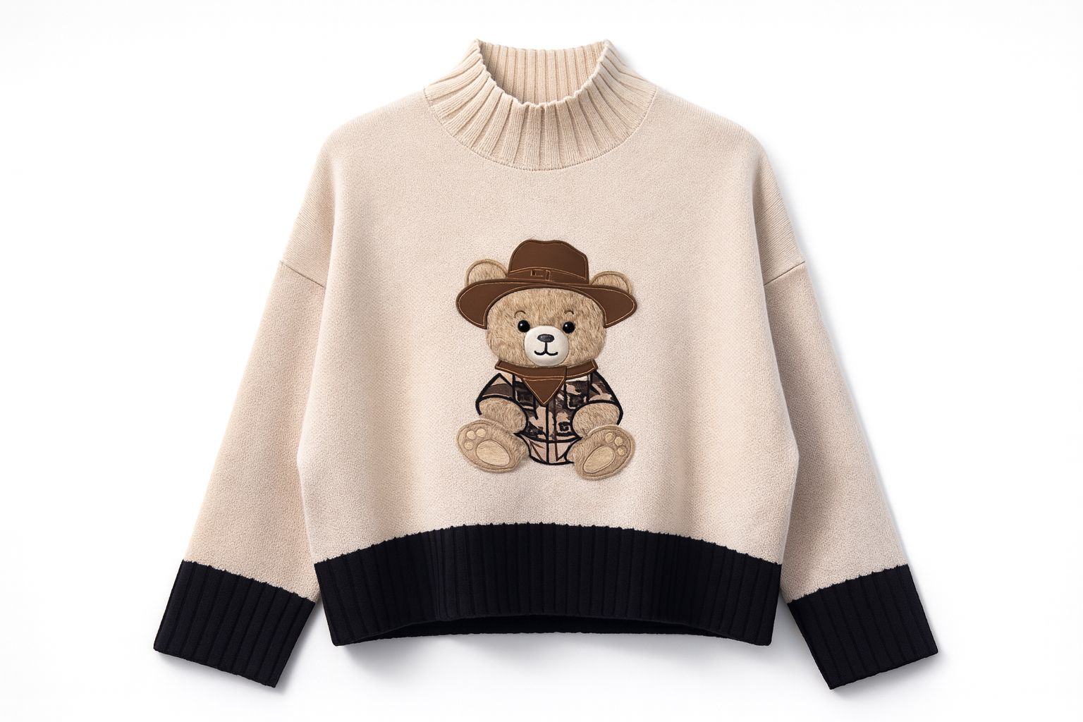 Maglione teddy animalier