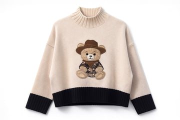 Maglione teddy animalier