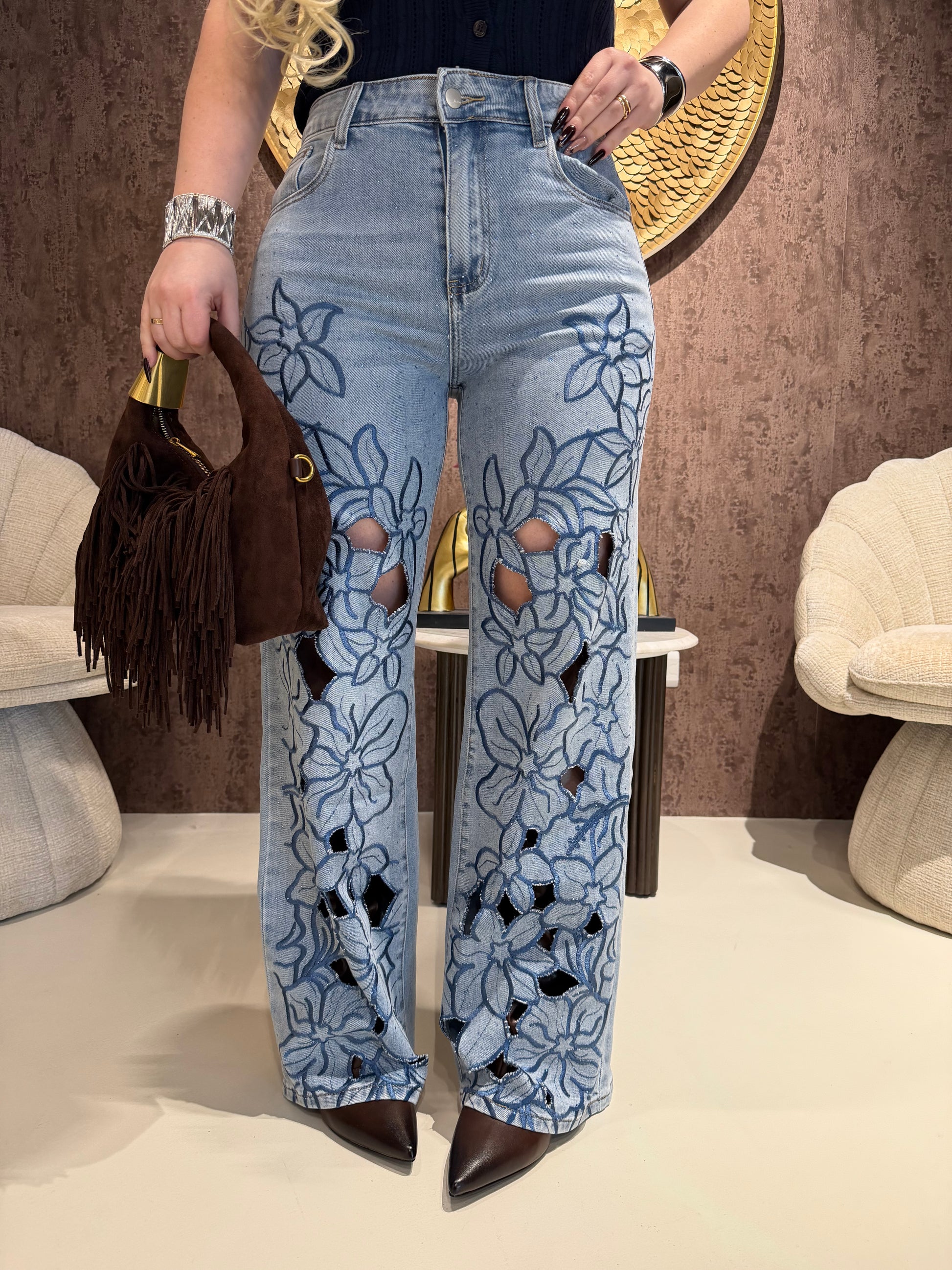 Jeans Bloom Lace - R.a. Boutique