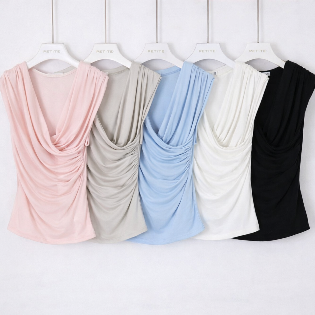 Top Elegant Draping - R.a. Boutique