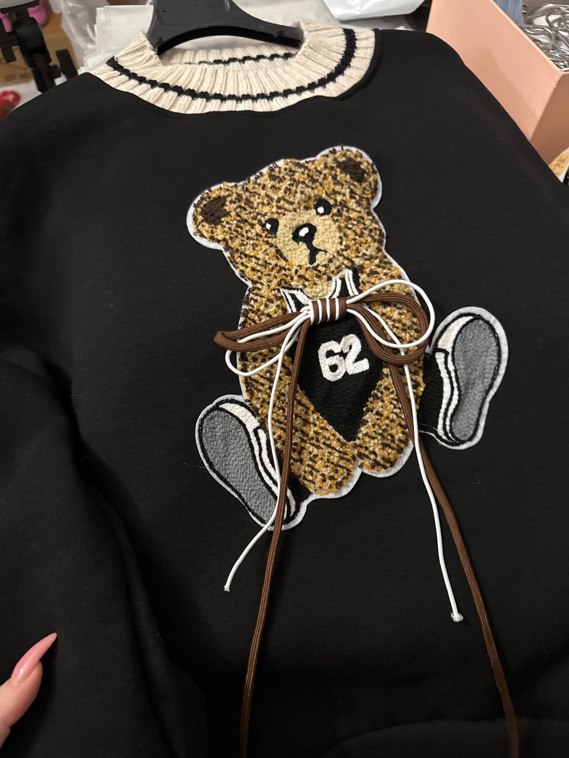 Felpa con orso - R.a. Boutique