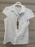 Camicia Lino bianca manica corta - R.a. Boutique