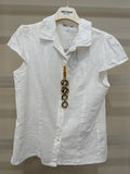 Camicia Lino bianca manica corta - R.a. Boutique