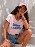 T-Shirt Bonjour le Monde - R.a. Boutique