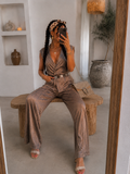 Completo venature luxury con cintura - R.a. Boutique