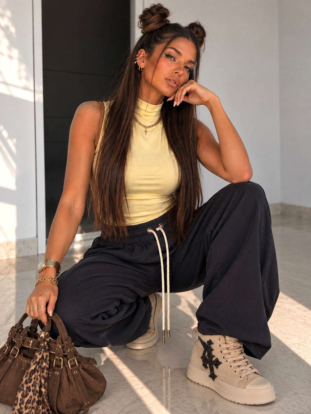 Top High Neck Sculpt - R.a. Boutique