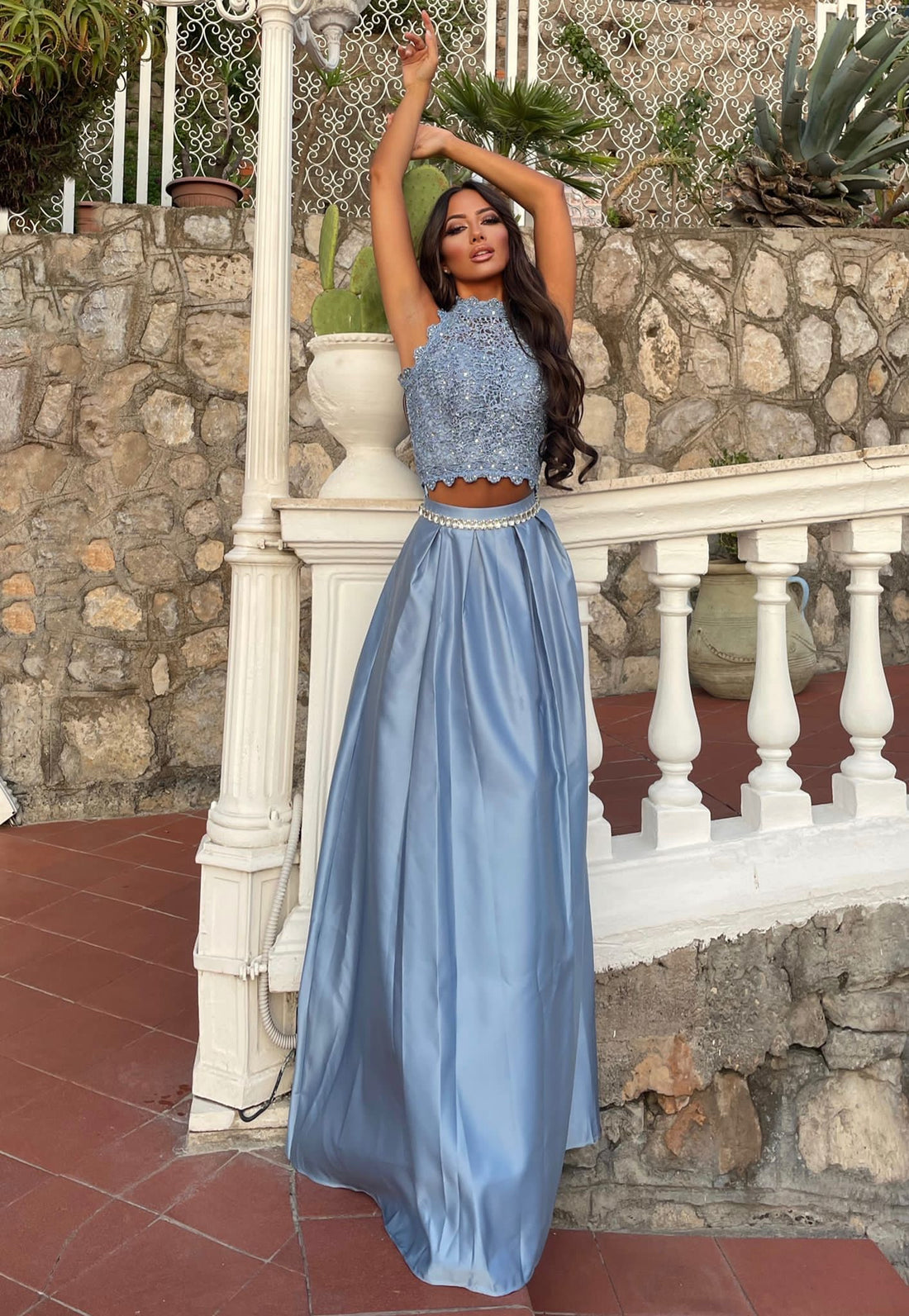 Completo da cerimonia con strass carta da zucchero - R.a. Boutique 