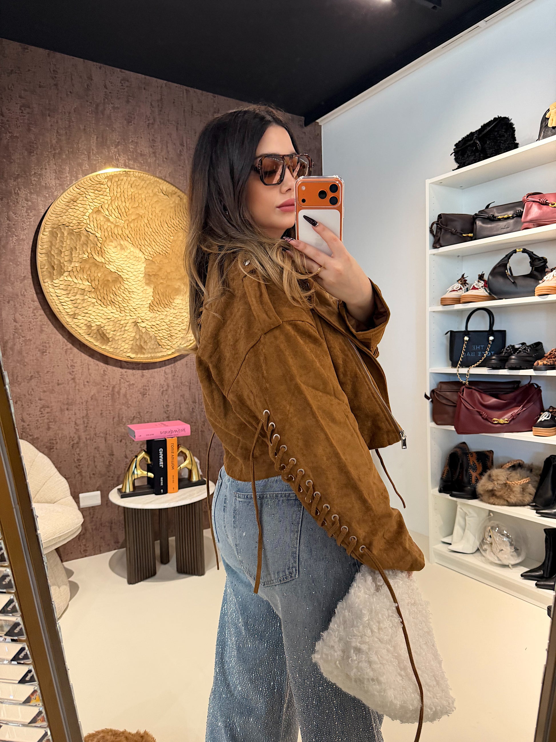 Giacca Suede Lace-Up - R.a. Boutique