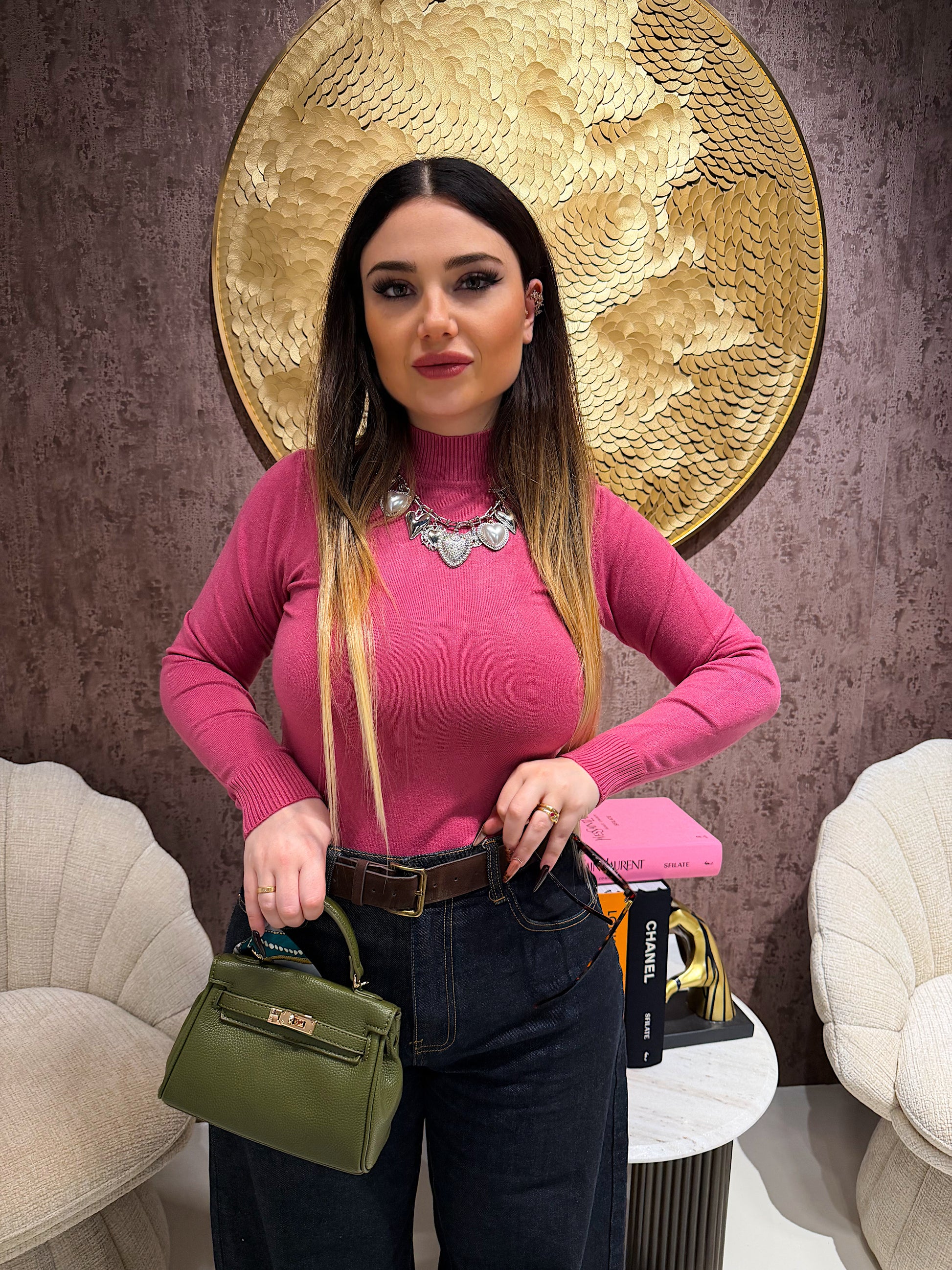 Maglioncino essential girocollo - R.a. Boutique