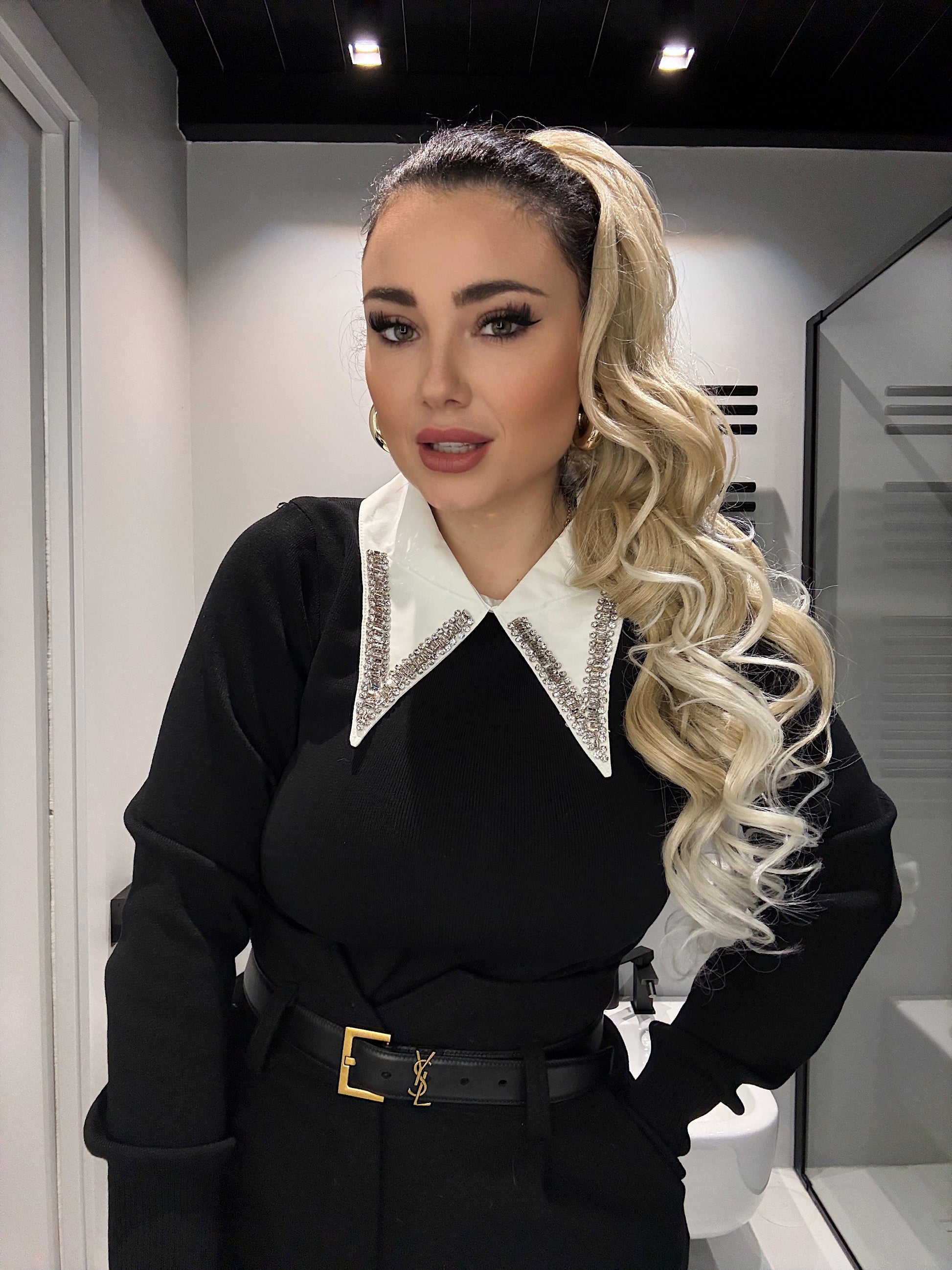 Coda #103/60 effetto mosso Biondo Ghiaccio - R.a. Boutique