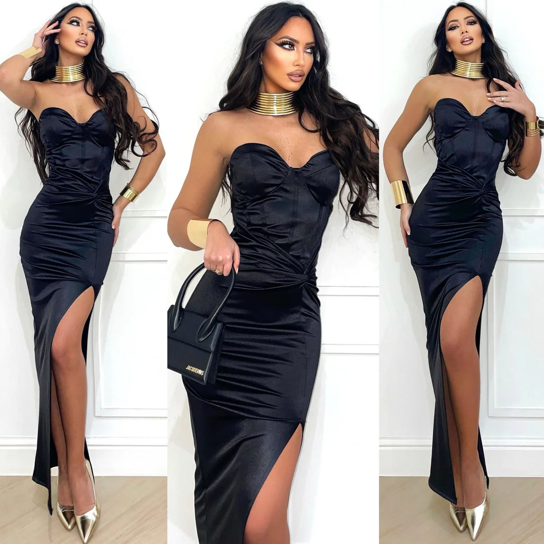 Abito bustier vari colori - R.a. Boutique