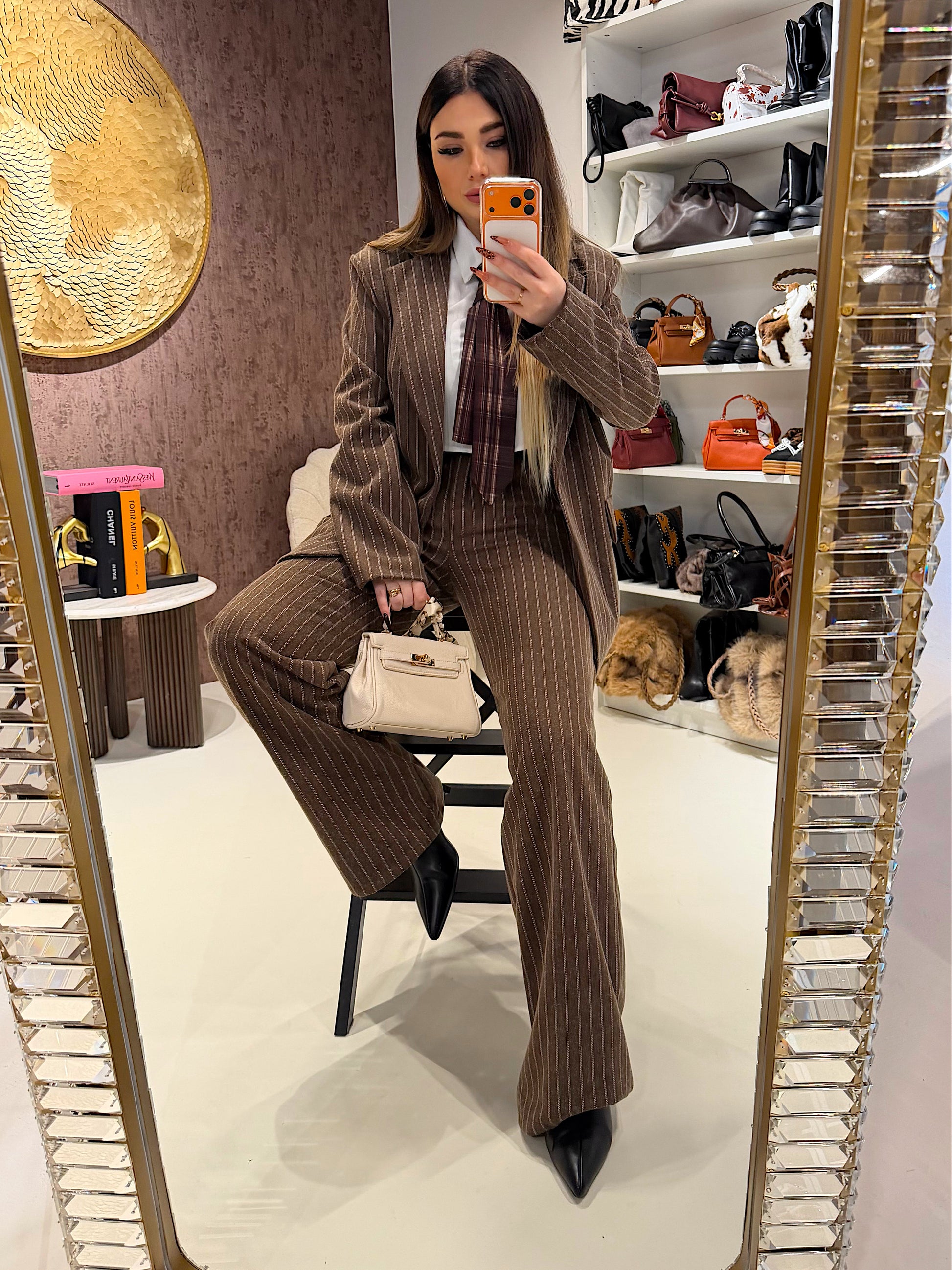 Completo due pezzi a righe - R.a. Boutique