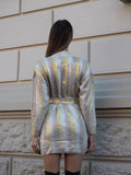 Abito in maglia gold con cintura - R.a. Boutique 