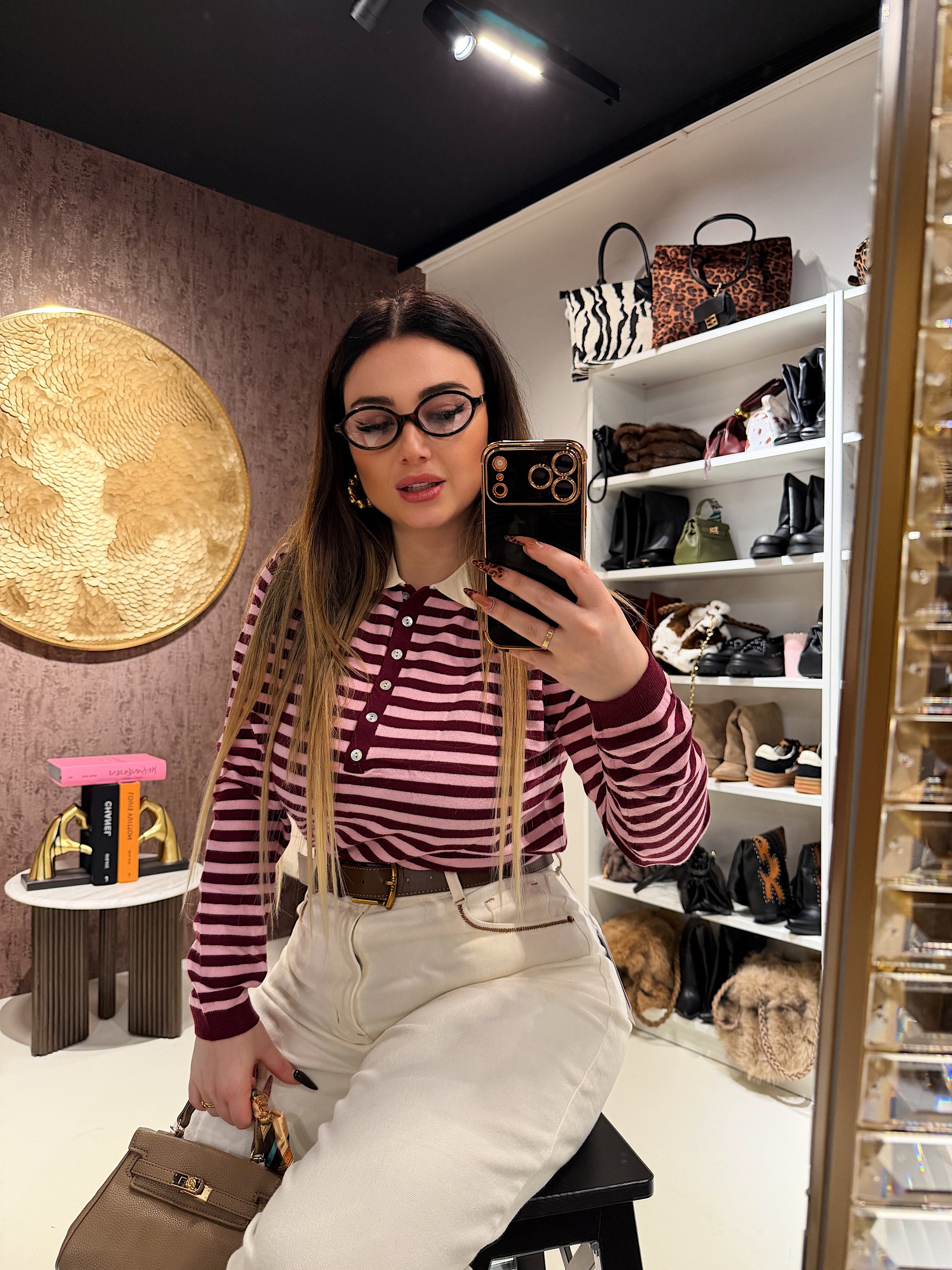 Maglioncino Chloé a righe - R.a. Boutique